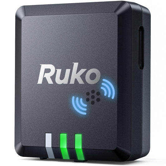 Ruko R111S on drone showing built-in beeper for locating the aircraft.