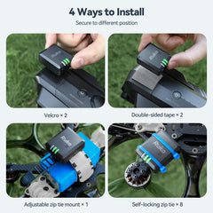 Ruko R111S installation kit with mounting hardware for multiple aircraft.