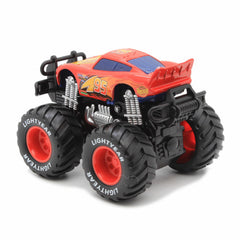 RULBAMN Lightning McQueen toy car close-up with detailed paint and wheels