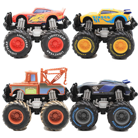 RULBAMN Tow Mater toy car close-up showing durable die-cast build for play