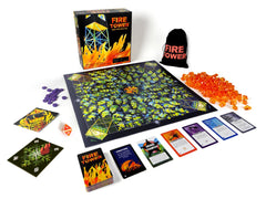 Runaway Parade Games Fire Tower deluxe wind die enhances wind-driven strategy.