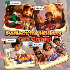 Rurvale brave heroes featured with magnetic blocks for imaginative adventures.