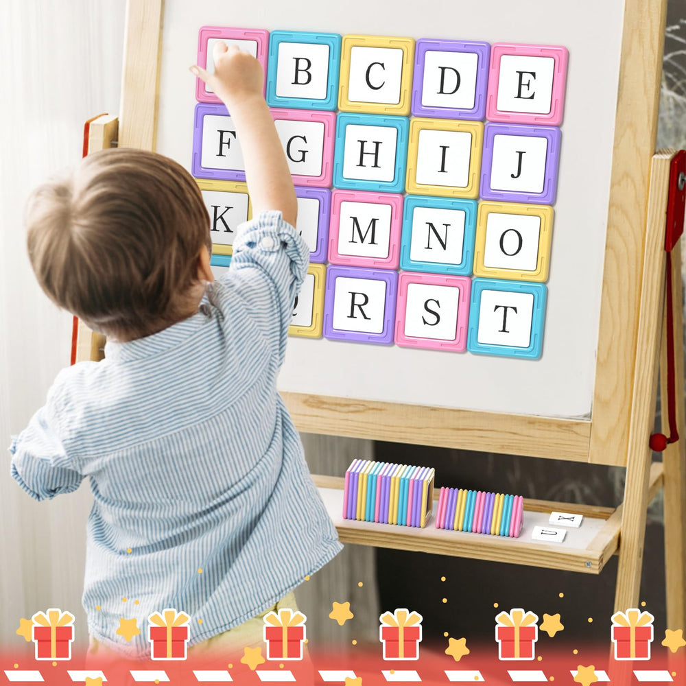 Rurvale magnetic tiles castles fosters spatial planning during imaginative fortresses