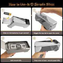 RUVINCE Money Gun shooter assembly and usage for best results