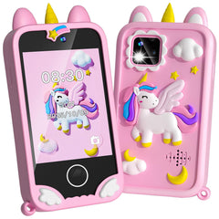 Rvwsx Kids Phone with a 2.8-inch touchscreen for easy learning on the go