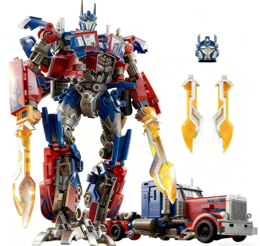 Rwbxq Deformation Robot Toy assembly view shows sturdy alloy construction for imaginative play.