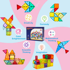 Ryoichi tiles aid color and shape recognition through hands-on building play.