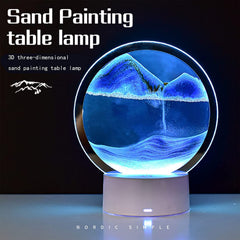 Rysnwsu lead-free clear glass sand art offers crystal clarity for viewing evolving scenes.