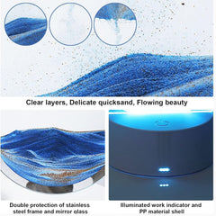 rysnwsu Moving Sand Art bubble adjustment demonstrates easy flow tuning