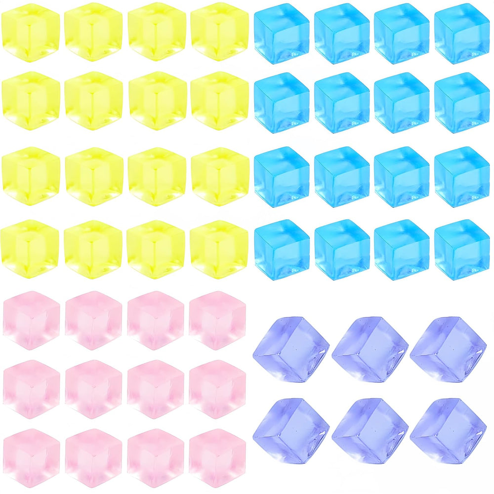 Rytopt 50pcs stress balls cubes multicolor front view for quick stress relief at work