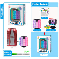 Compact, portable R.Y.TOYS puzzle ideal for travel and on-the-go play