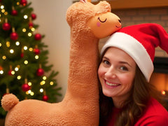 Ryttir 40-inch llama plush full-body shot for lounging