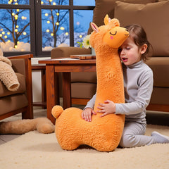 Ryttir llama embroidery detail reveals lifelike sleeping alpaca.
