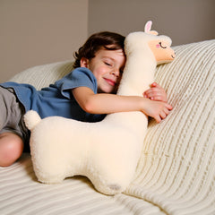 Ryttir llama embroidery outlines a sleeping llama design