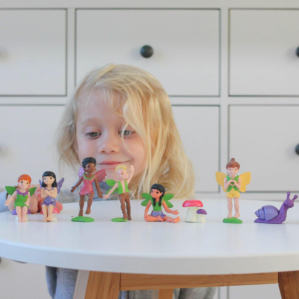 Safari Ltd Friendly Fairies TOOB – group of ten fairies for fairy garden scenes