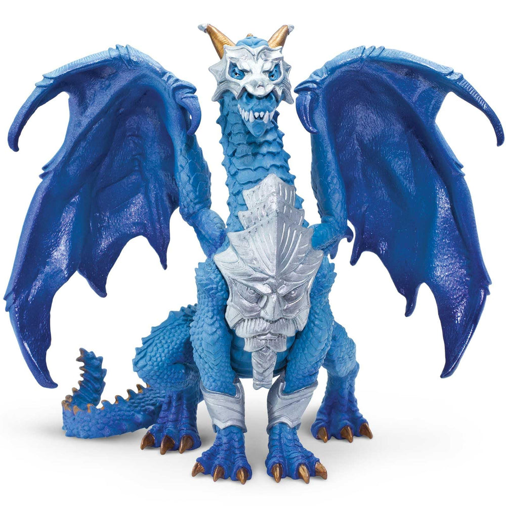 Safari Ltd Guardian Dragon figurine size reference shows 6x5 inch scale