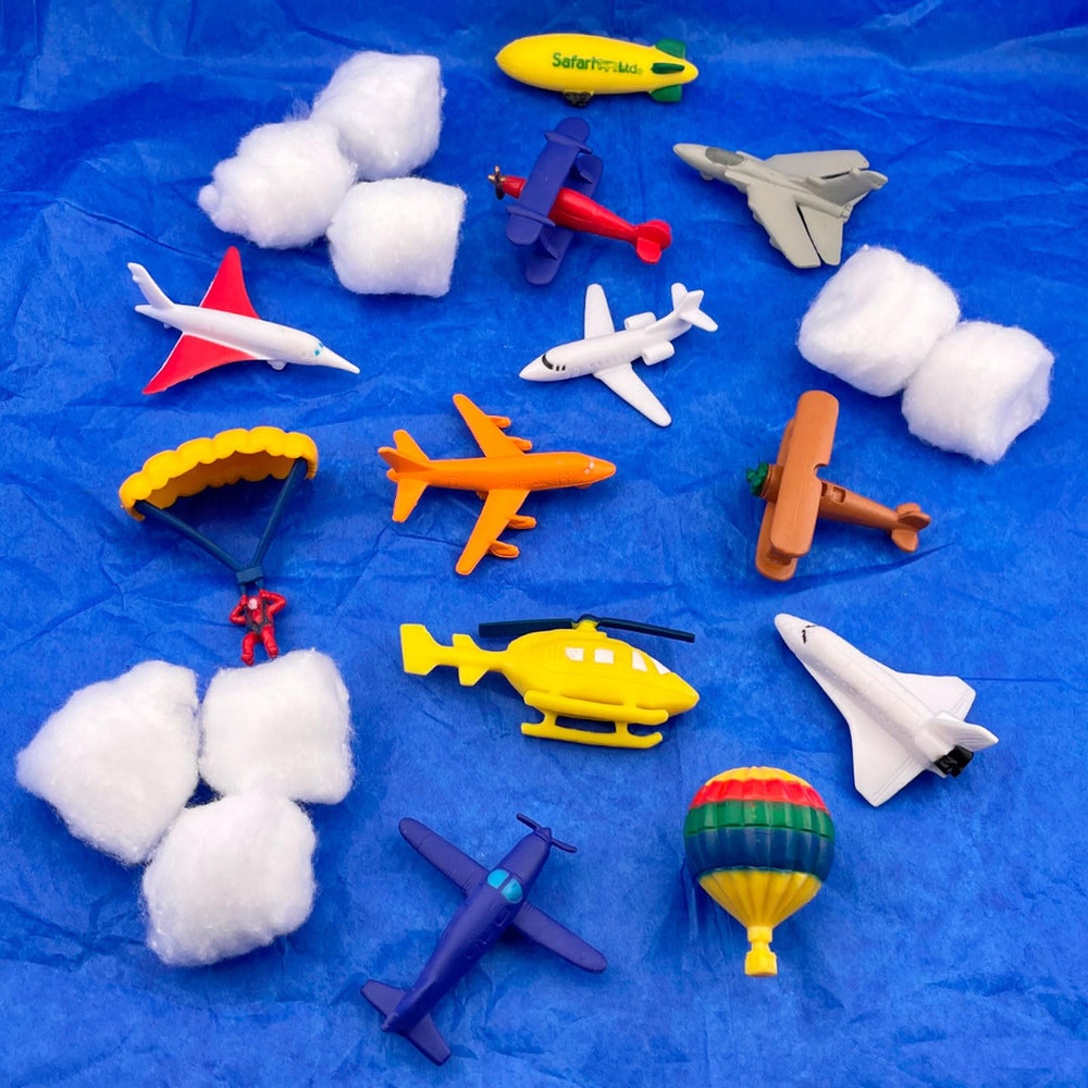 Safari Ltd In The Sky TOOB blimp figurine for soaring aerial play and display.