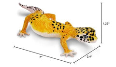 Safari Ltd. Leopard Gecko Figurine ideal gift for curious young naturalists and wildlife fans.