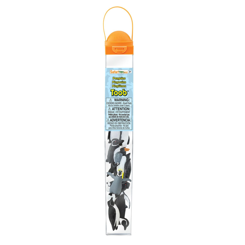 Gentoo penguin figure from Safari Ltd. Penguins Toob for classroom display and imaginative play.