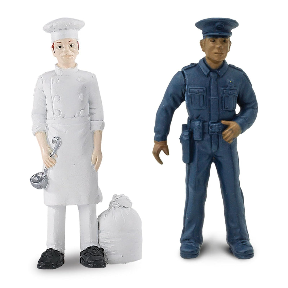 Safari Ltd. People TOOB chef figurine supports kitchen-themed storytelling and culinary play.