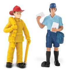 Safari Ltd. People TOOB pilot figurine sparks travel-themed imagination and pretend flight.