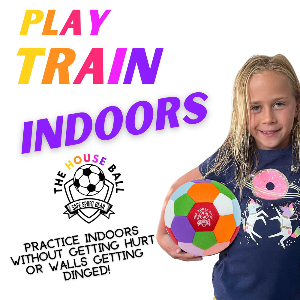 Safe Sport Gear The House Ball is ideal for indoor passing and practice.