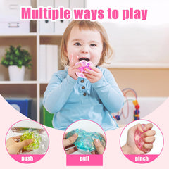 Safoezy taba squishy gift pack showcases portable stress relief.