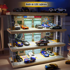 Saichotoy clear acrylic panels protect cars while offering full visibility.