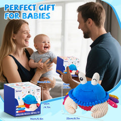 SAIMAND crab plush makes a joyful gift for birthdays or baby showers.