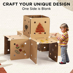 SainSmart Jr Fort Building Kit features collapsible, lightweight storage after use.
