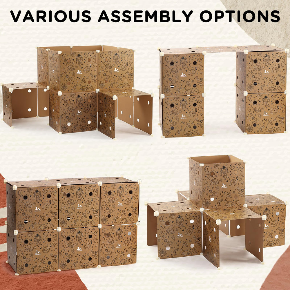 SainSmart Jr Fort Building Kit shows easy assembly for quick setup.