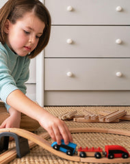 SainSmart Jr storage box keeps tracks organized for easy cleanup