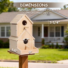 SainSmart Jr. Bird House 2-Story detailed instructions and pre-drilled parts