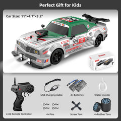 Sakeye RC drift car two batteries extend playtime