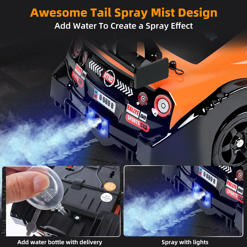 Sakeye RC drift car drift tires enable controlled slides on smooth surfaces