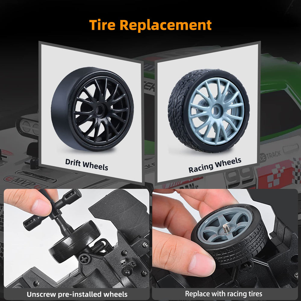 Sakeye RC drift car racing tires enhance speed and handling