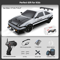 Sakeye RC Drift Car racing tires provide high grip on boards and tiles.