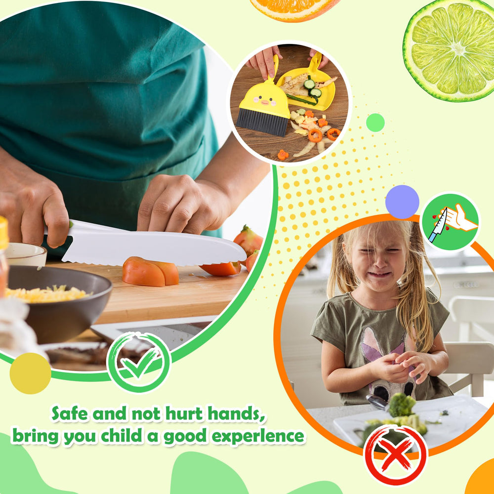 Salufo kid cutting boards in dual sizes for safe prep