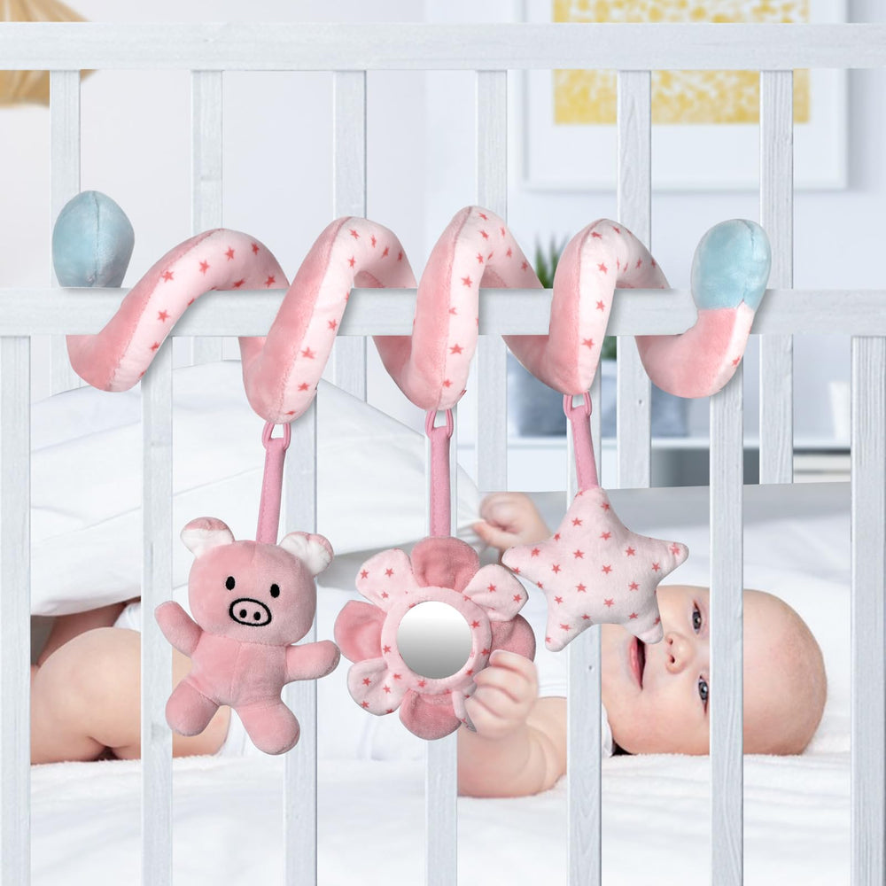 SAMMAS plush rattle toy creates gentle sounds for early hearing