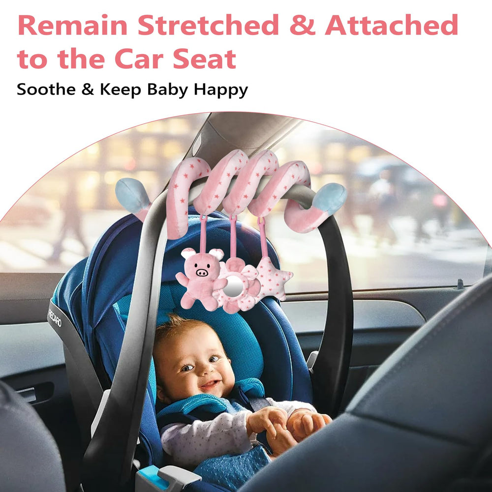 SAMMAS stroller bar toy attaches easily for travel play