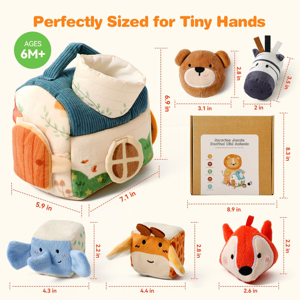 Samonyed forest animal plush set easy care: machine washable for quick cleanup