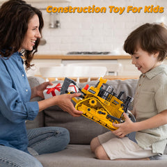Samtop RC Bulldozer packaging reveals gift-ready box for birthdays and holidays