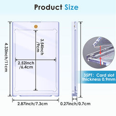 SAMYUCHO exterior dimensions 4.33 by 2.87 inches shown for precise card fit
