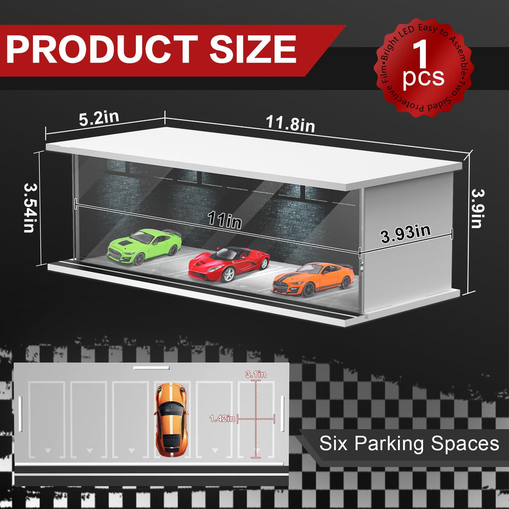 SAMYUCHO stackable diorama display cases expand car collection displays