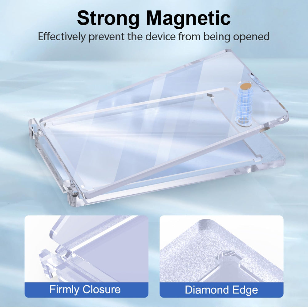 SAMYUCHO strong magnetic seal provides easy access and secure closure.