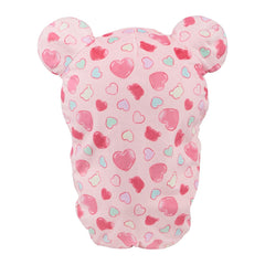 San-X Rilakkuma Hearts Sleeping Bag Plush heart pattern detail adds whimsy