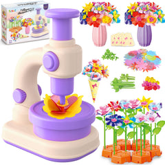 SANANT fabric flower bouquet maker with vibrant petals for imaginative play