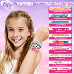 SANANT bracelet kit contents with beads and buttons for colorful designs