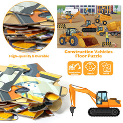 SANANT puzzle trucks excavator design sparks curiosity and learning through play