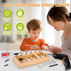 SANANT set of twelve screws for varied construction play and problem solving